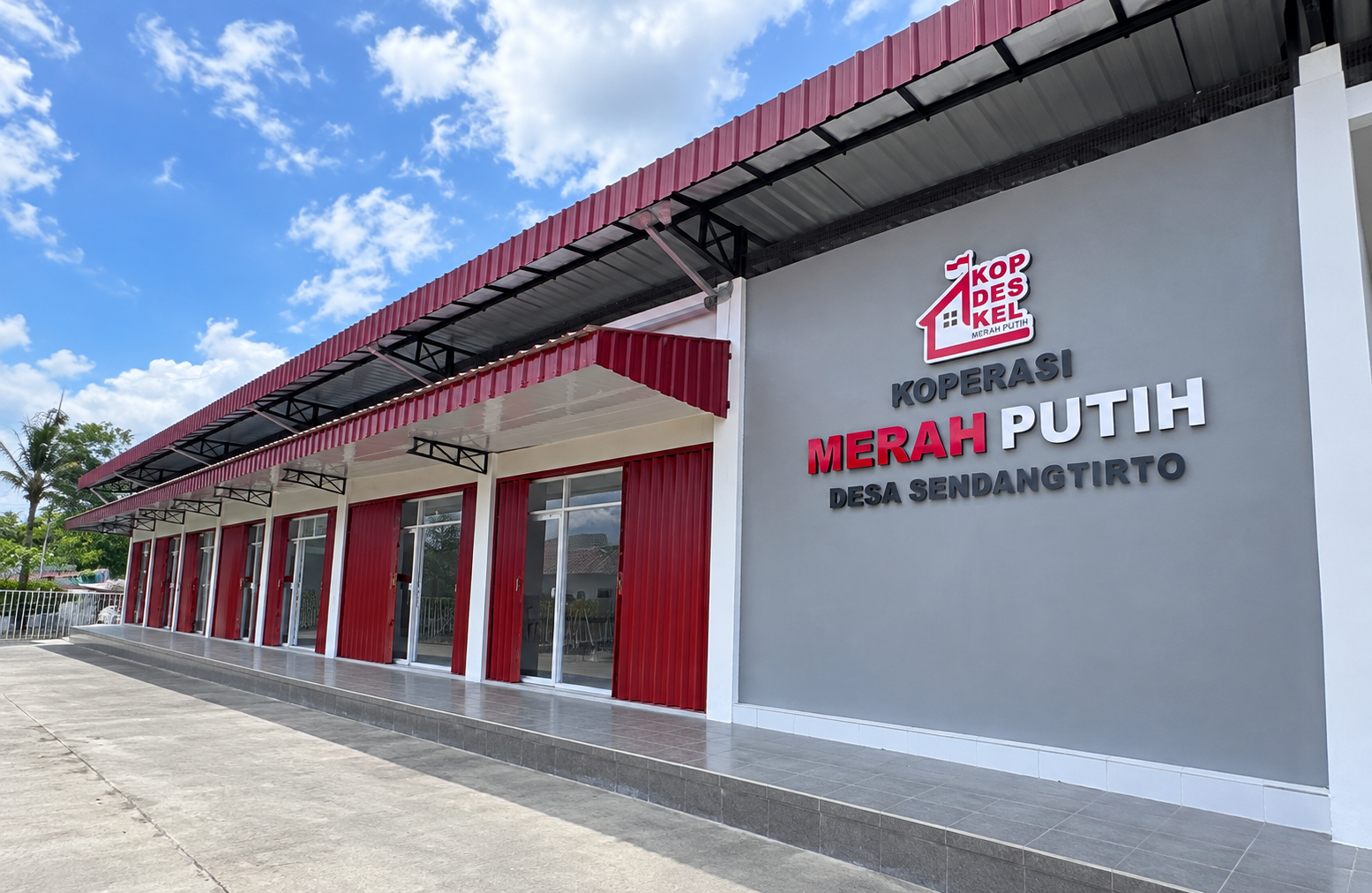 Gedung Gerai & Kantor KDMP Sendangtirto di Dawukan